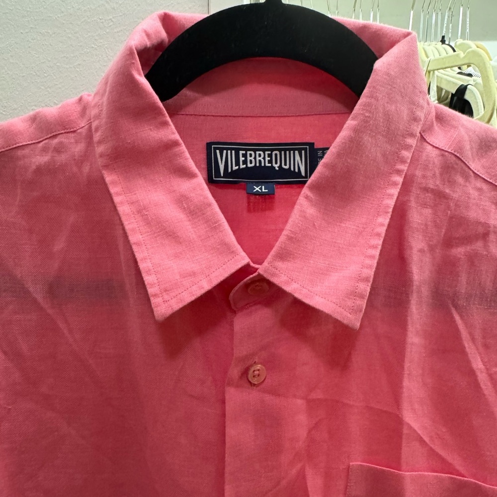 Men’s Vilebrequin Linen Long Sleeve Shirt - Picture 3 of 8